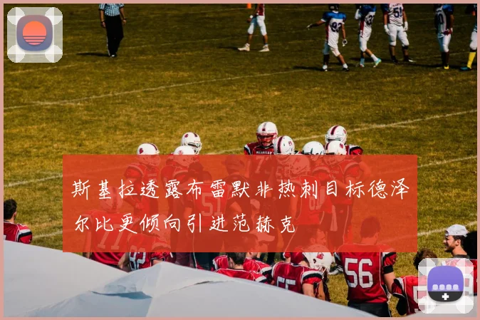 斯基拉透露布雷默非热刺目标德泽尔比更倾向引进范赫克